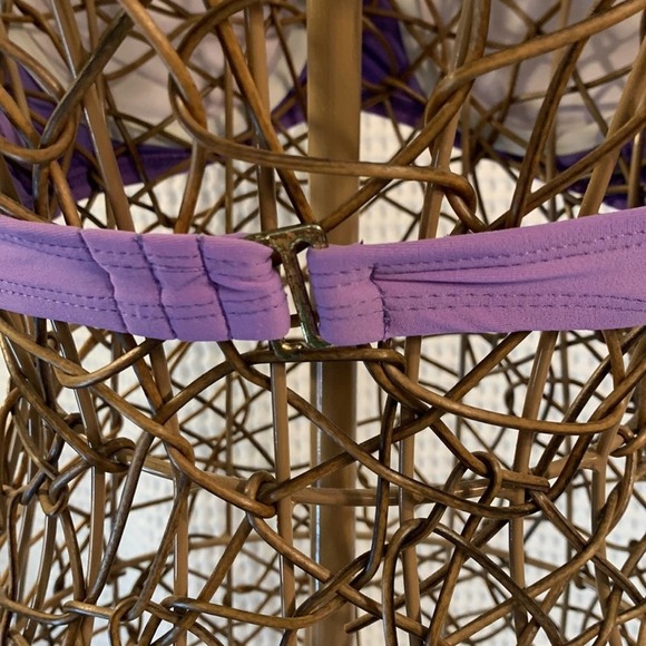 Xhilaration Purple Bikini Underwire Push-up Top with Rhinestones. Size S. NWOT - Picture 2 of 4